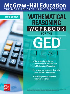 cover image of McGraw-Hill Education Mathematical Reasoning Workbook for the GED Test